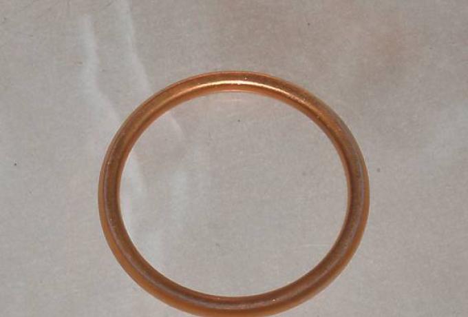 Norton Seal Ring Exhaust Single. Copper  2" AD 