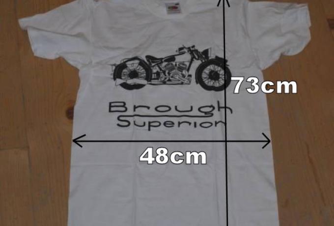 Brough Superior T-Shirt Brough weiß M