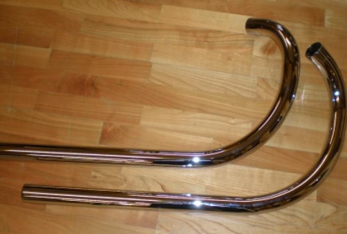 Ariel Mod. F Exhaust Pipes 1 7/8" chrome /Pair 