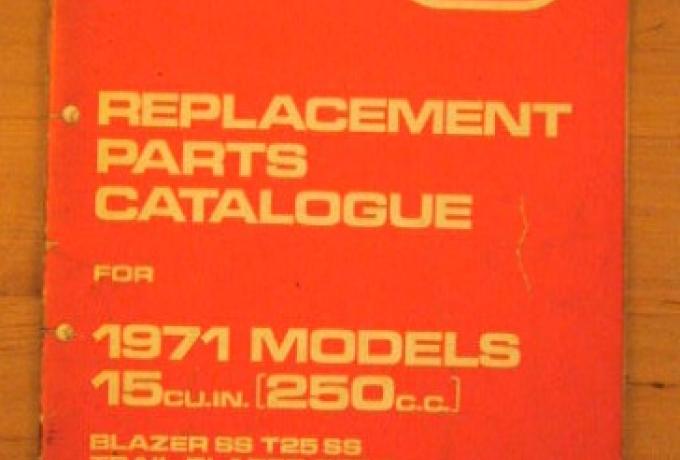 Triumph Rep. Parts Cat. 1971 250cc