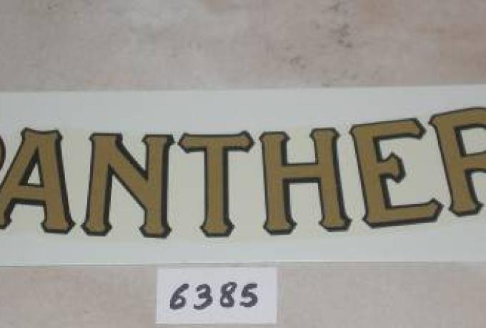 Panther Tank Transfer 1930's