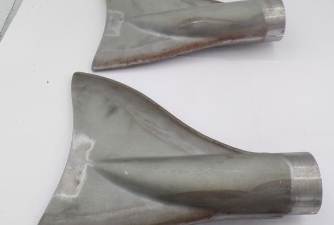 Fischschwanz  ID: 45 mm/1 3/4"  Paar