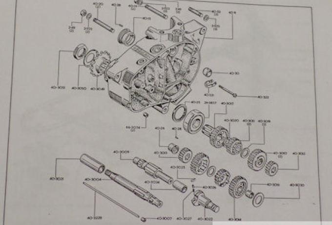BSA C15 Parts Book 250cc OHV / Photocopy