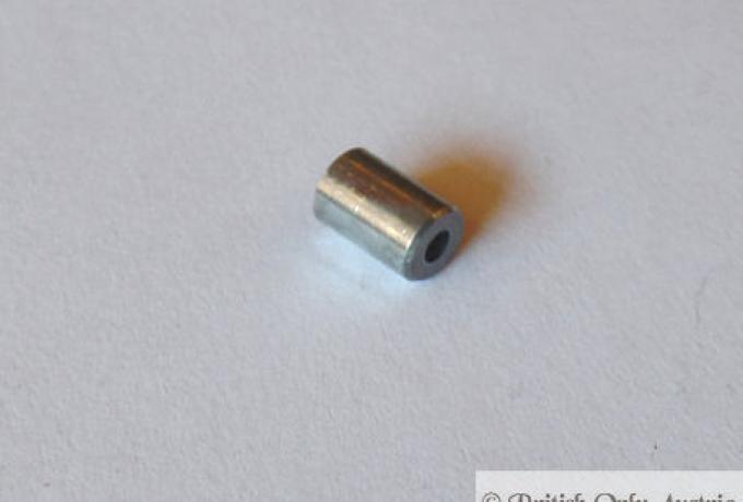Nippel f. Kabel L: 9.5mm ID: 5mm