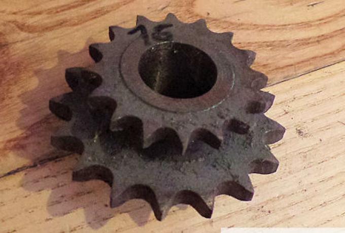 AJS/Matchless Engine Sprocket 16/16T. ID: 22mm used/NOS