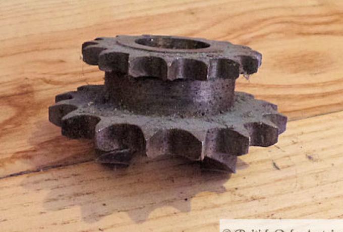 AJS/Matchless Engine Sprocket 16/16T. ID: 22mm used/NOS