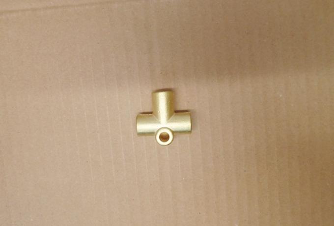 Triumph/Norton Adapter - Junction Piece - 3 Way - All 3/8" UNF Thread