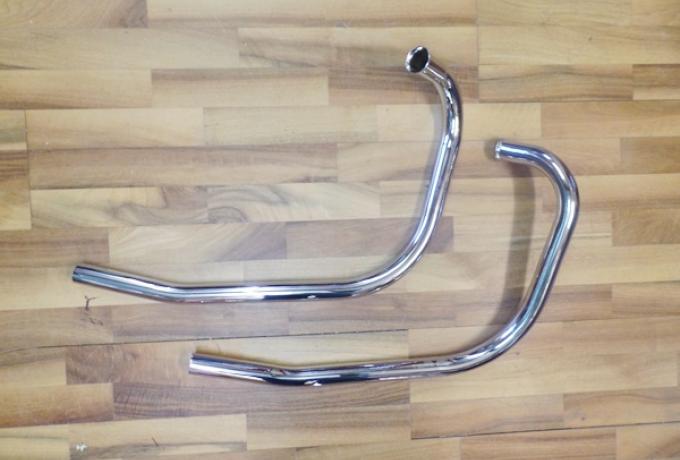 Norton Commando MK3 Auspuffrohre Paar 1 3/8" 35mm