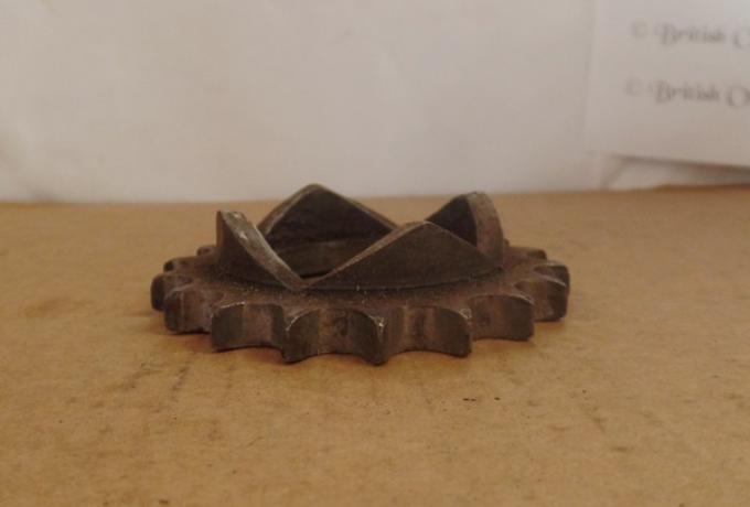 BSA Motorritzel/Kettenritzel gebraucht B31,B32,B33,B34,Gold Star,M20.M21.M33/ 19Z. 4-Lobe
