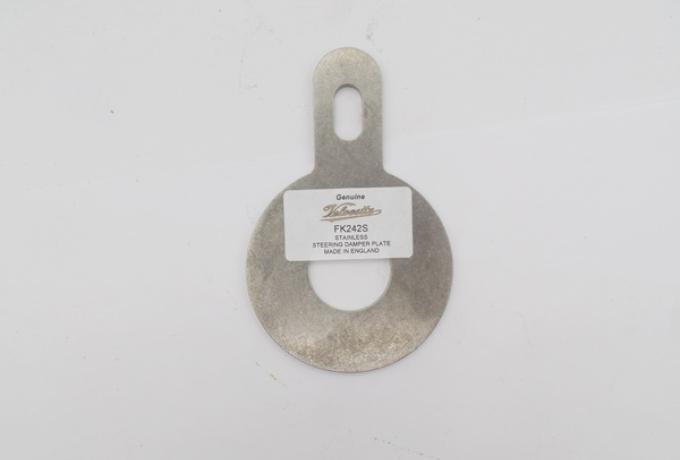 Velocette Platte für Lenkungsdämpfer Niro