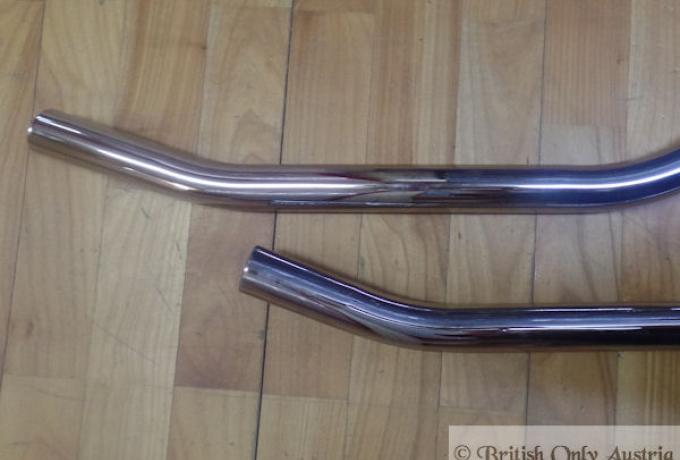 Norton Commando MKIIA 1 3/8" -35mm Auspuffrohre /Paar unbalanced