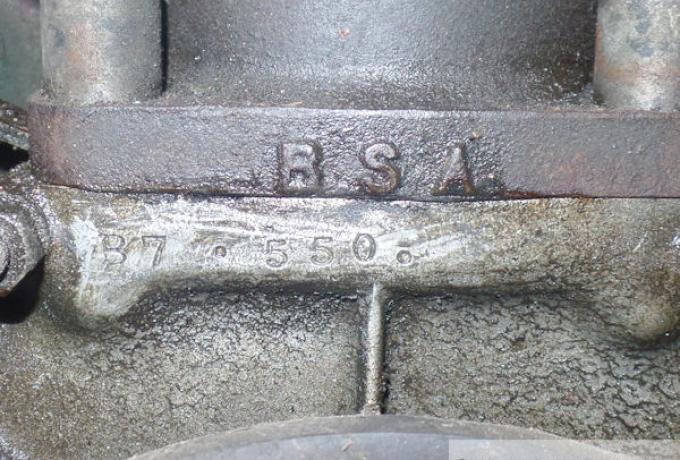 BSA B7 Engine used B7. 34.7. 500 SV.  1934