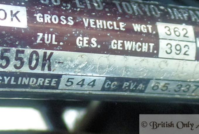 Honda CB550cc. K3 1977. X Henry Cole  UK TV