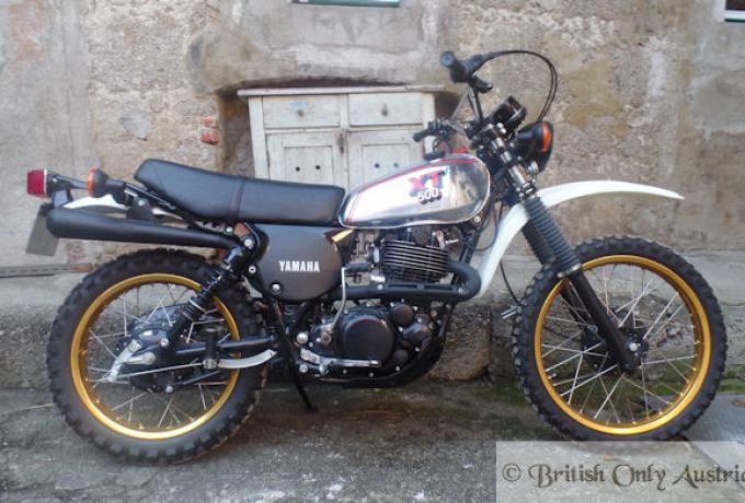 Yamaha XT 500cc. 1980.  X Henry Cole TV Bike. 1980