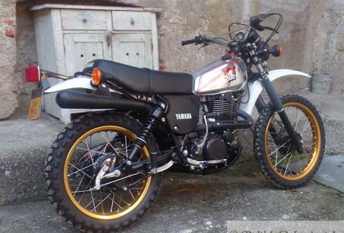 Yamaha XT 500cc. 1980.  X Henry Cole TV Bike. 1980