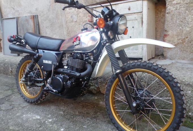 Yamaha XT 500cc. 1980.  X Henry Cole TV Bike. 1980