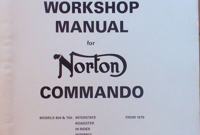 Norton Commando 750 & 850cc Workshop Manual 1970-74