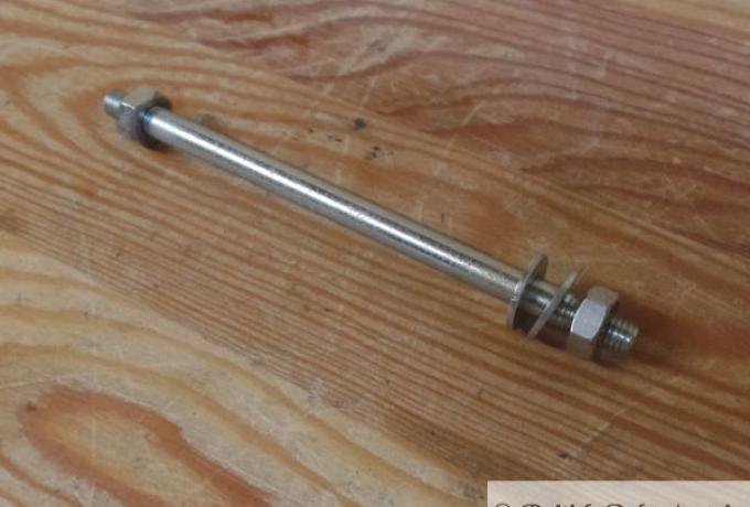 AJS/Matchless Stud with Nuts and Washers  4.5/8" x 1/4"