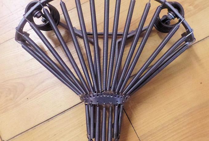 Terry Sattel/Sitz groß,  mit 15 Federn