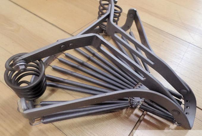 Terry Sattel/Sitz groß,  mit 15 Federn