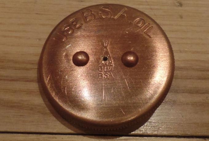 BSA Petrol /Oil Tank Cap 20's 2" - 50mm Brass