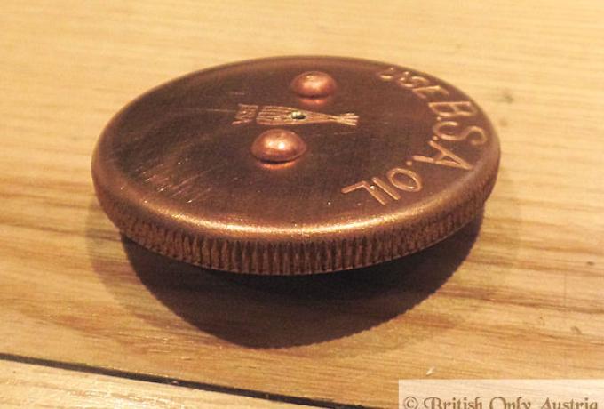 BSA Petrol /Oil Tank Cap 20's 2" - 50mm Brass