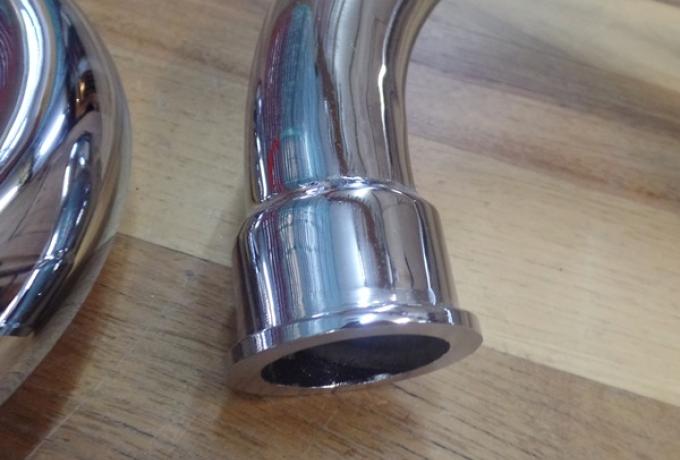 Norton Commando S Auspuffrohre Highlevel Links ChromPaar