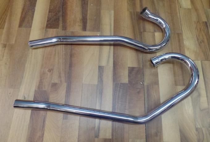 Norton Commando S Auspuffrohre Highlevel Links ChromPaar