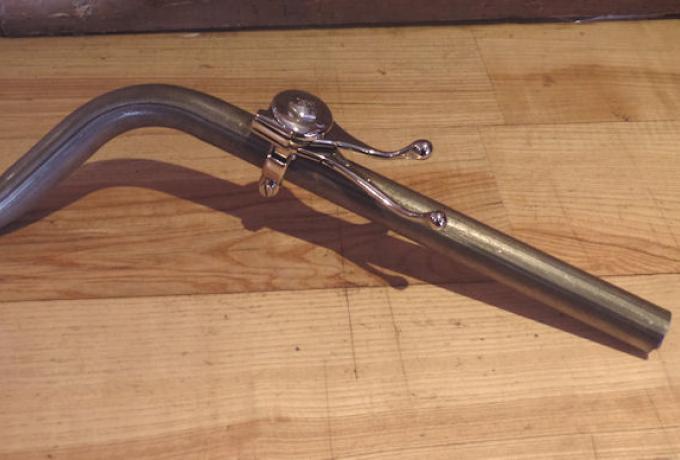 Amac Double Lever Air/Throttle rhs push away/Lhs pull 1" - 25mm Nickel plated 