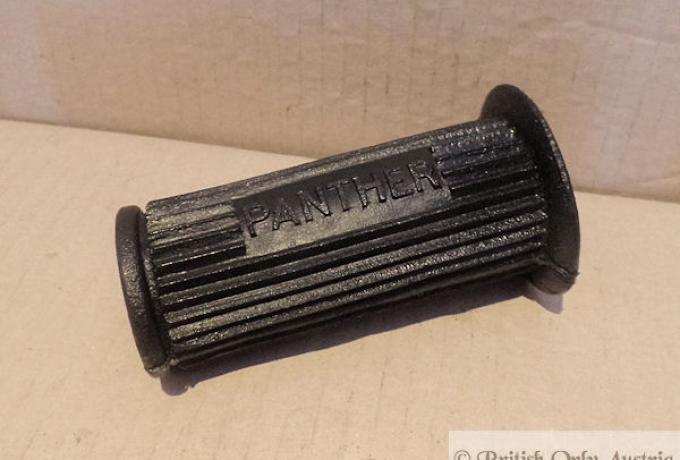 Panther Footrest Rubber with Logo/Pair