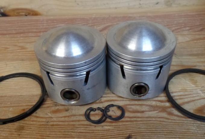 AJS/Matchless Pistons Wellworthy Alloy +040/Pair NOS