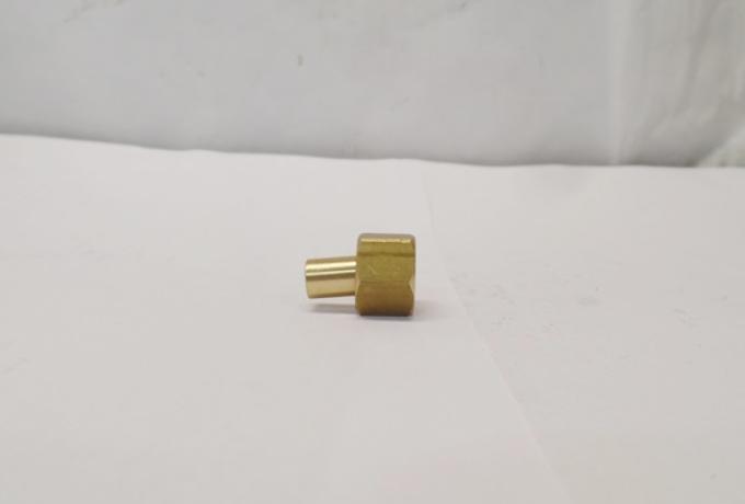 Spigot 6mm with Nut 1/4" 