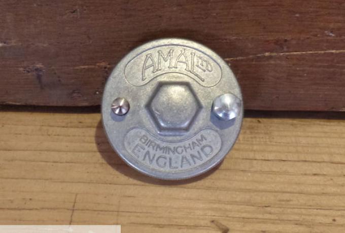 Amal Schwimmerkammerdeckel mit Tupfer Vergaser