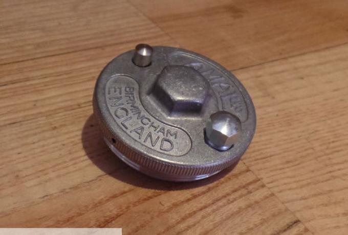 Amal Schwimmerkammerdeckel mit Tupfer Vergaser