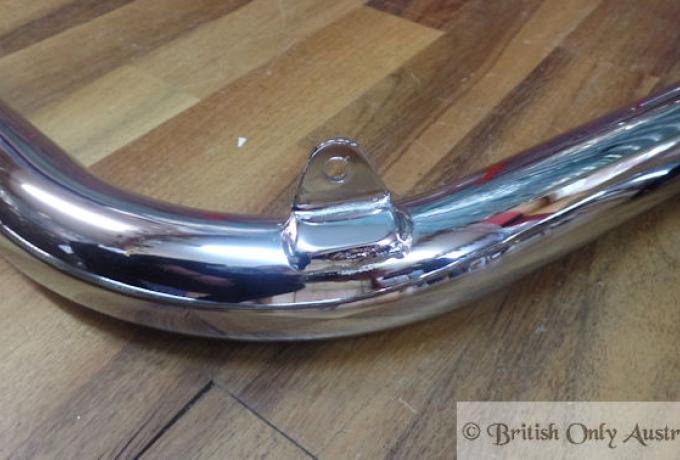 Triumph Exhaust Pipes 5T/6T pre Unit 1955-59 (Alt. Mod.) 1 3/4" /Pair