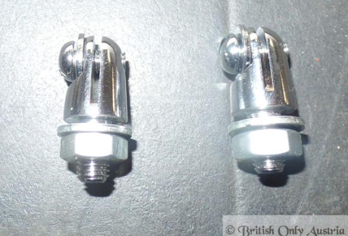 AJS/Matchless/Norton Front Number Plate Mounting/Holder /Set 