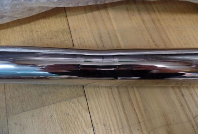 Norton Mod. 7 Auspuffrohre/Auspuffkrümmer, Geradewegfederung 500ccm 1949-54 1 5/8" /Paar