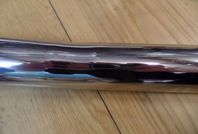 Norton Mod. 7 Auspuffrohre/Auspuffkrümmer, Geradewegfederung 500ccm 1949-54 1 5/8" /Paar