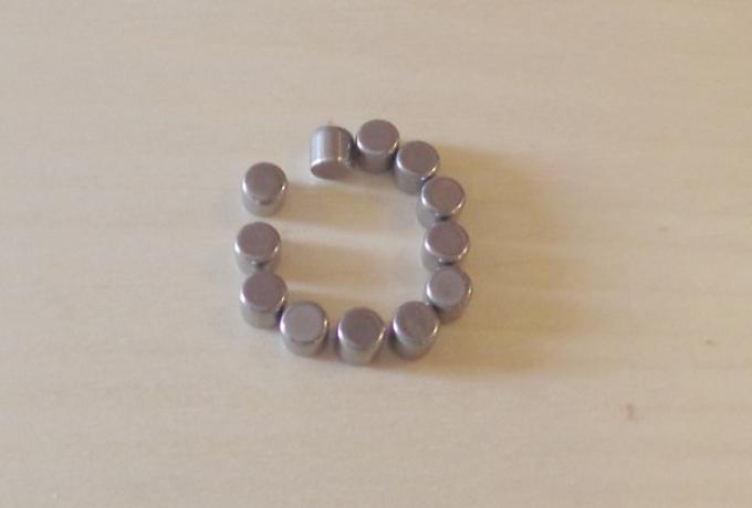 AJS/Matchless/Burman Roller Set Gear camshaft - 12 pieces 3/16" x 4.6 mm