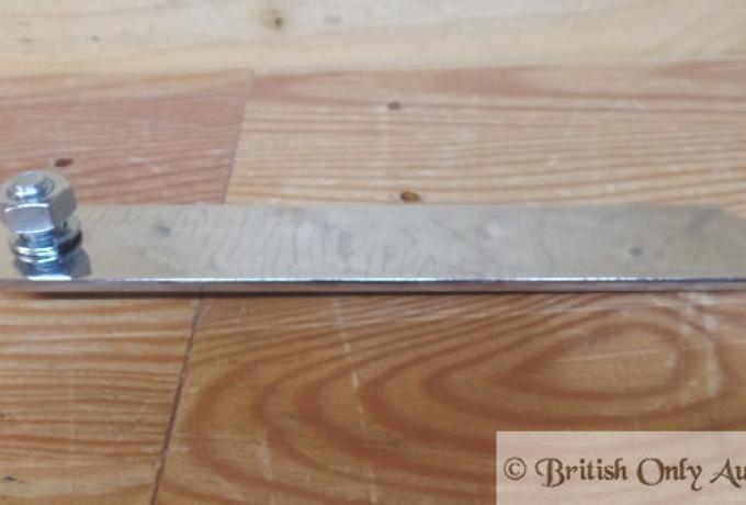 Bracket for Silencer /Muffler 6" long, Chrome