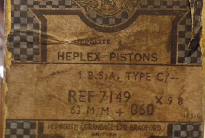 BSA Kolben NOS 1937/9 250 ccm +60