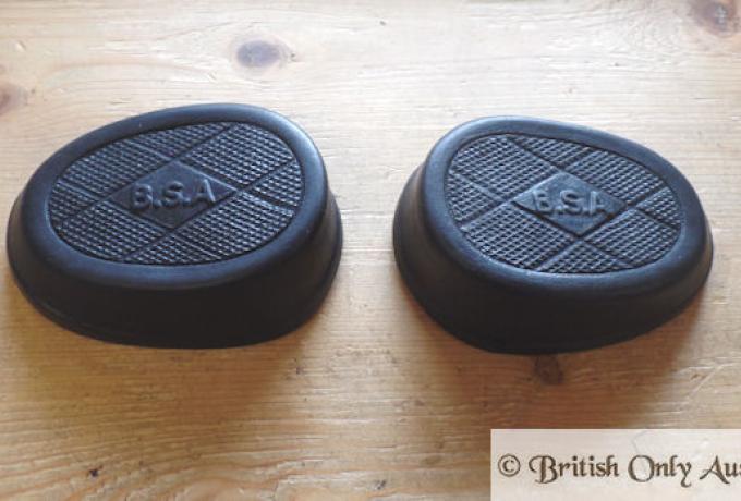 BSA Oval Kneegrip rubbers adjustable type /Pair