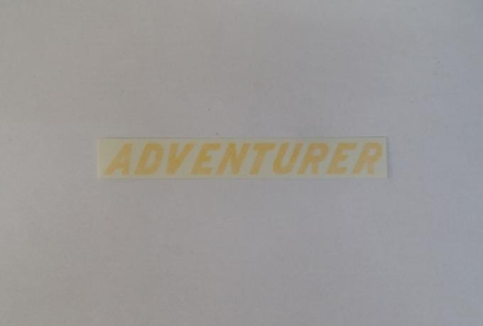 Triumph "Adventurer" Sticker f. Side Cover 1973