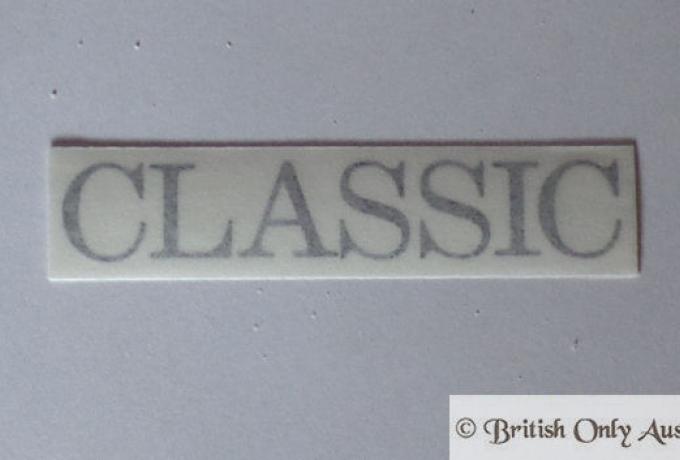 Norton 'Classic' Sticker for Side Cover 1987