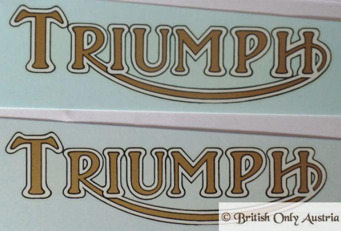 Triumph Tank Transfer 1938/1946 /Pair 