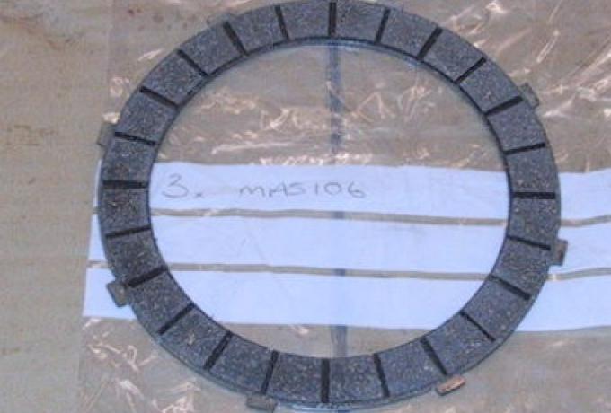 Velocette Clutch plate 3 plate type MSS after 1954 Sw. Arm