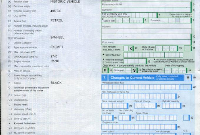 Sunbeam 498cc Long Stroke 1928 