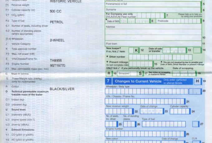 Triumph Speed Twin 500 cc 1939