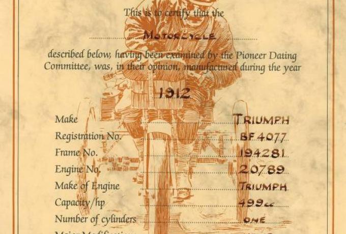 Triumph Veteran 1912 