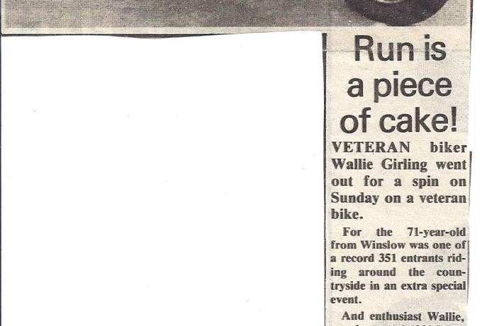 BSA Sloper 500 cc SV/Banbury History 1930 